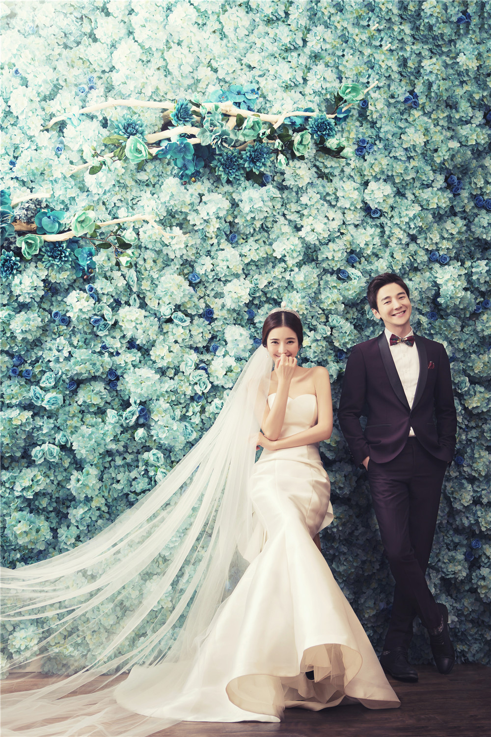 杭州-巧克力庄园-蓝色花墙-图片8