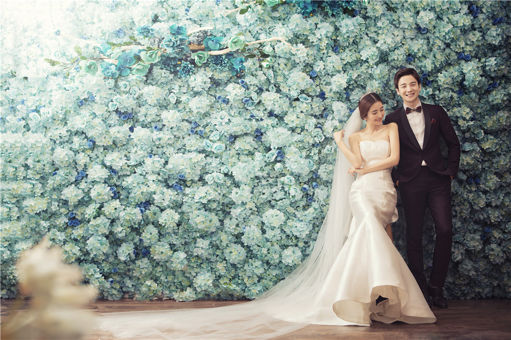 杭州-巧克力庄园-蓝色花墙-图片9