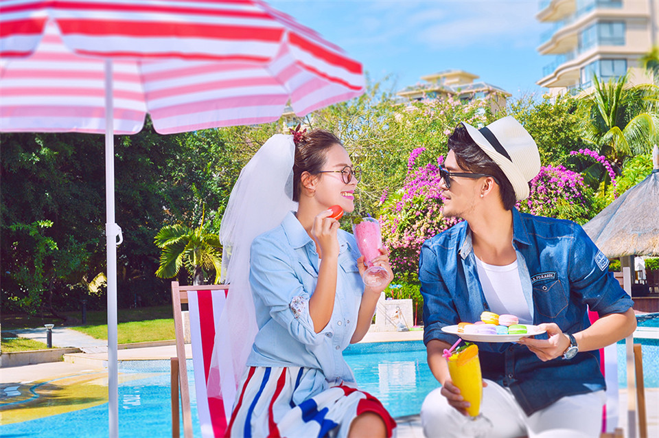 三亚-三亚湾酒店泳池-图片8