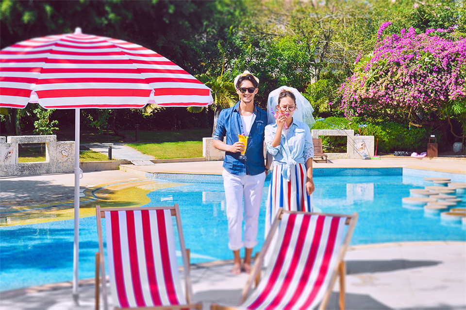 三亚-三亚湾酒店泳池-图片9