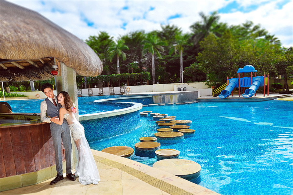 三亚-三亚湾酒店泳池-图片6