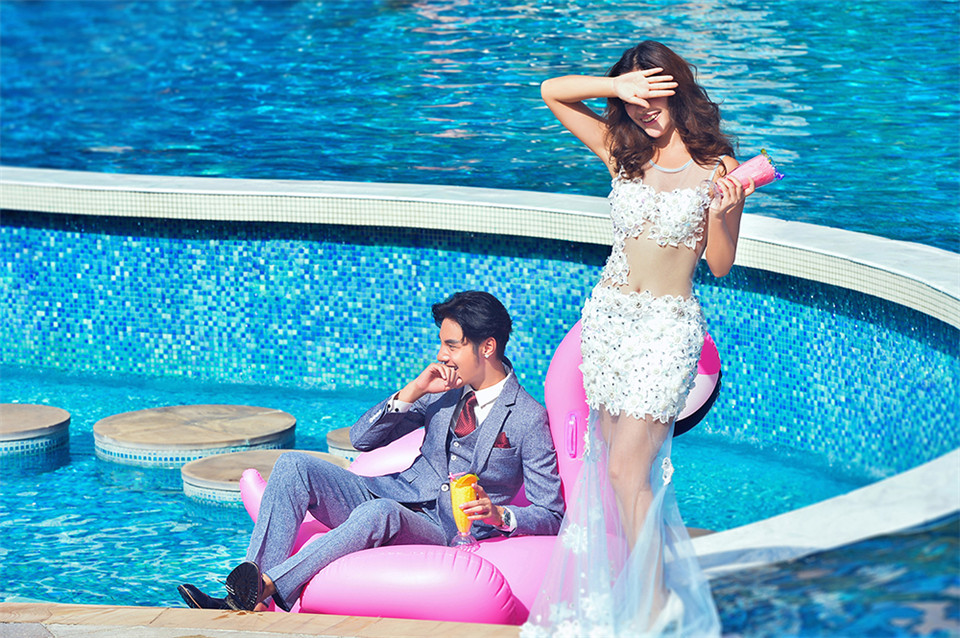 三亚-三亚湾酒店泳池-图片5