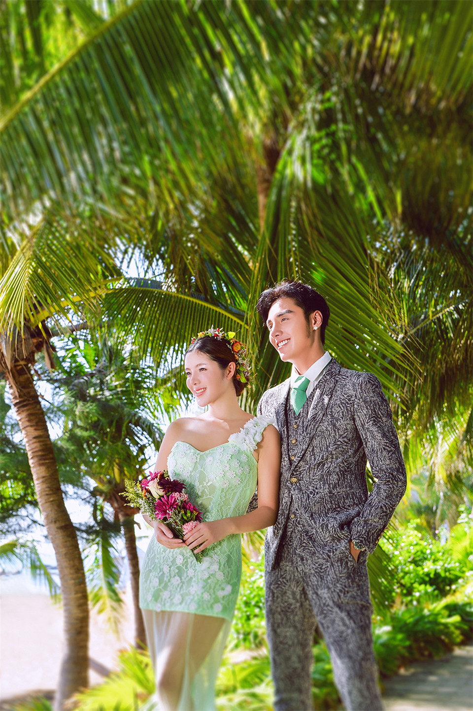 三亚-椰林 海滩-图片1