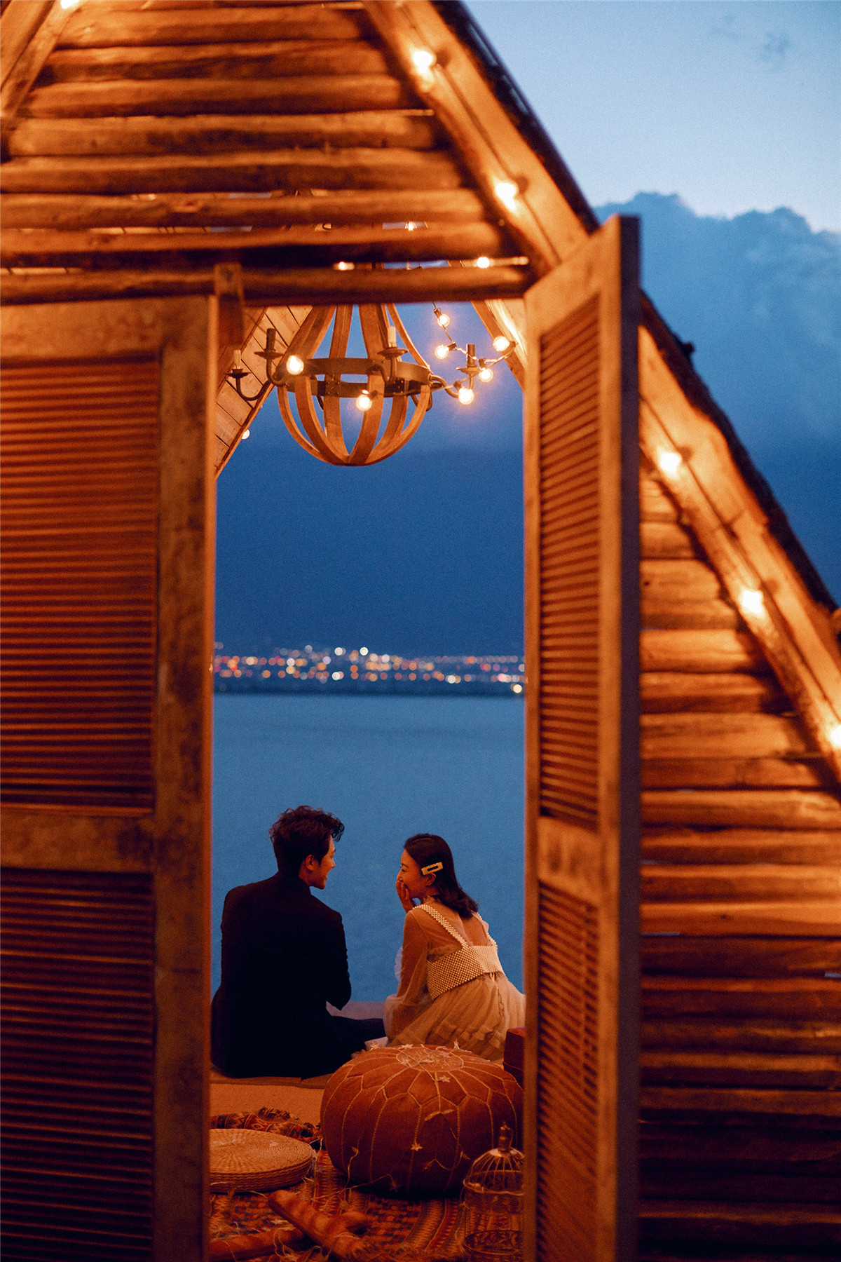 木屋夜景-图片1