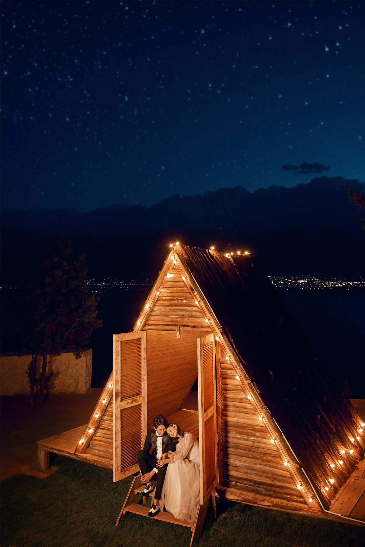 木屋夜景-图片3