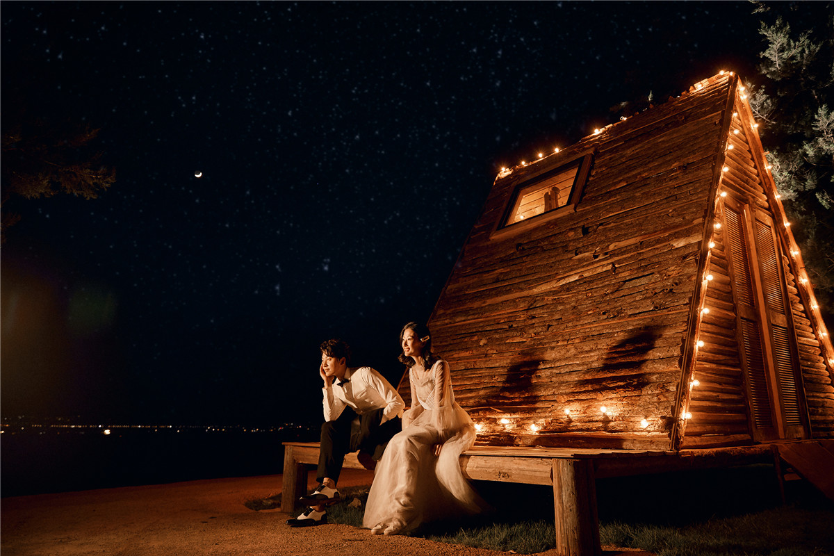 木屋夜景-图片8