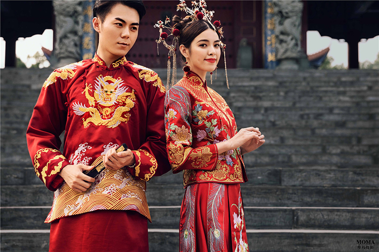 中式婚纱照