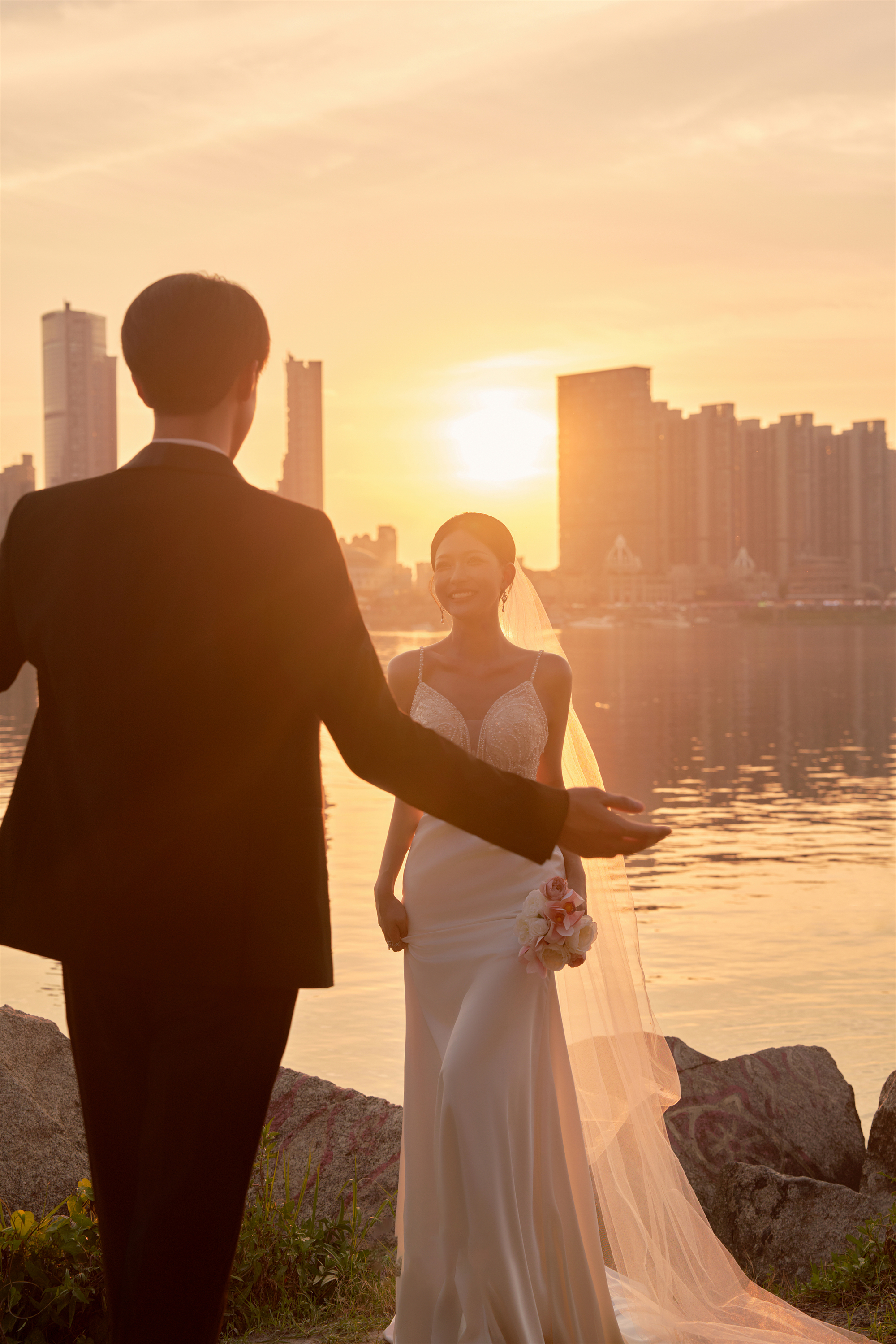 夕阳湖景-图片2