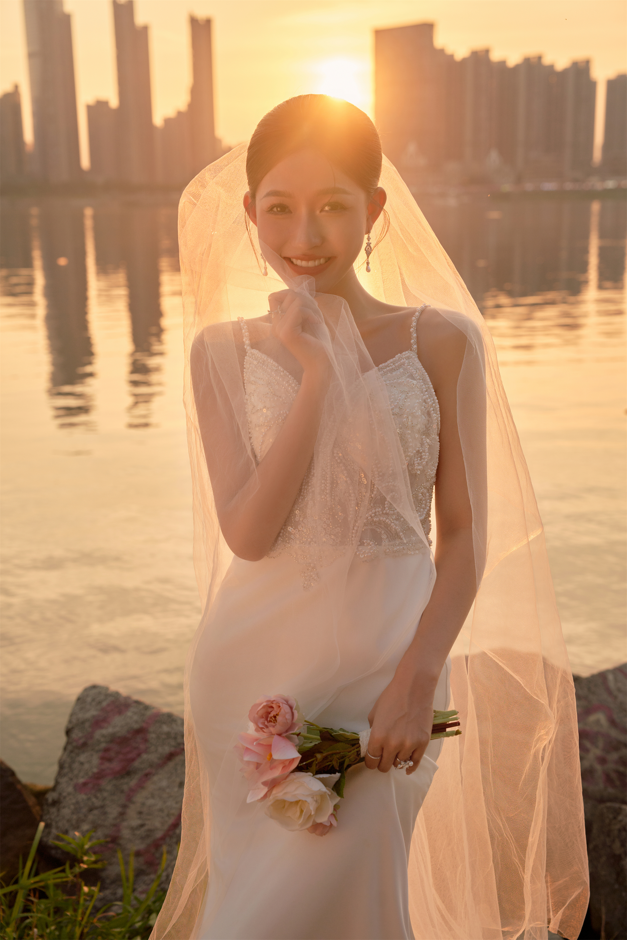 夕阳湖景-图片3