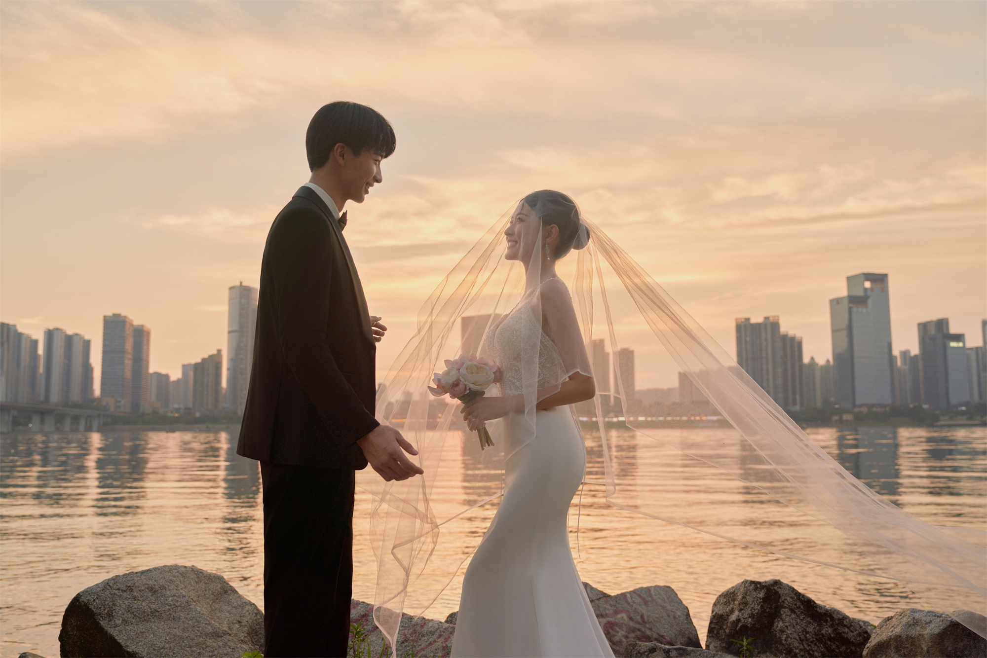 夕阳湖景-图片8